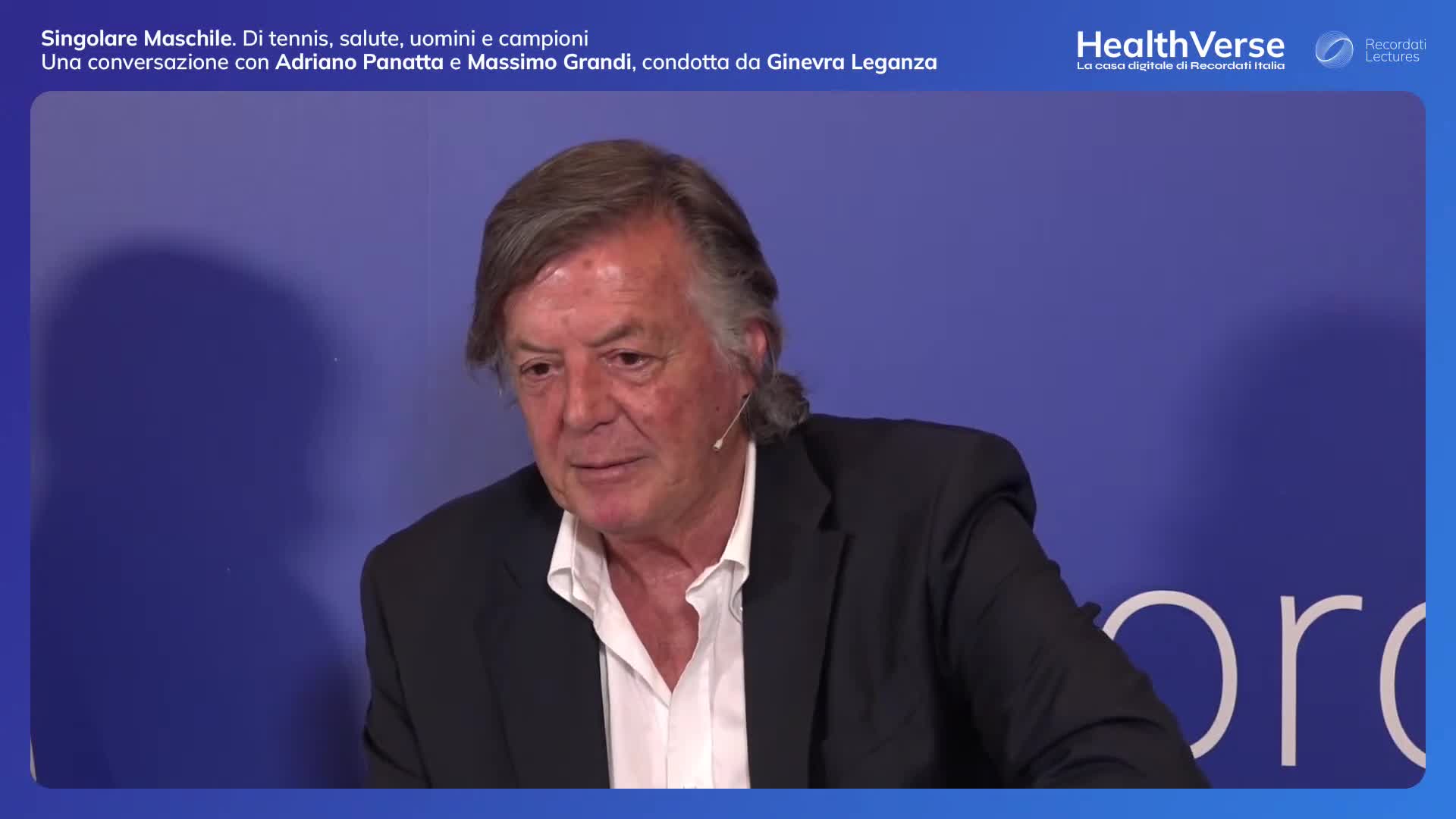 Recordati Lectures - Singolare Maschile. Di tennis, salute, uomini e campioni